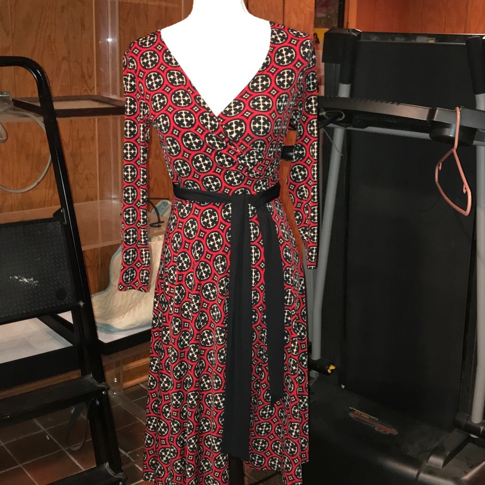 Faux Wrap Dress